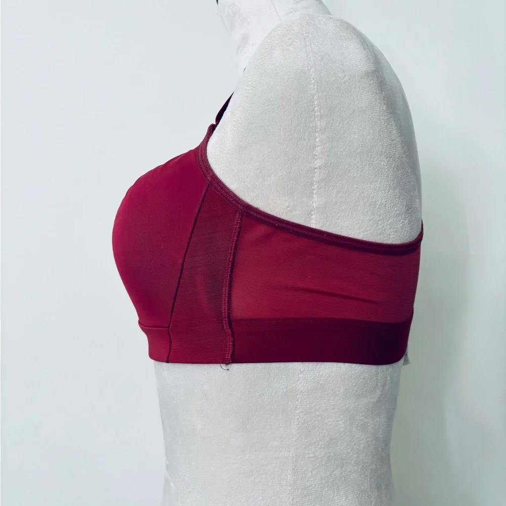 All In Motion Women's M Cranberry Red Racerback Adjustable Sports Bra - Picture 3 of 8